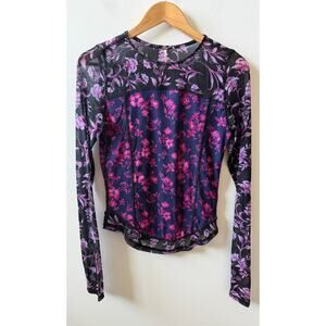 Free People Betty's Garden mesh top women's size Large Brand new!